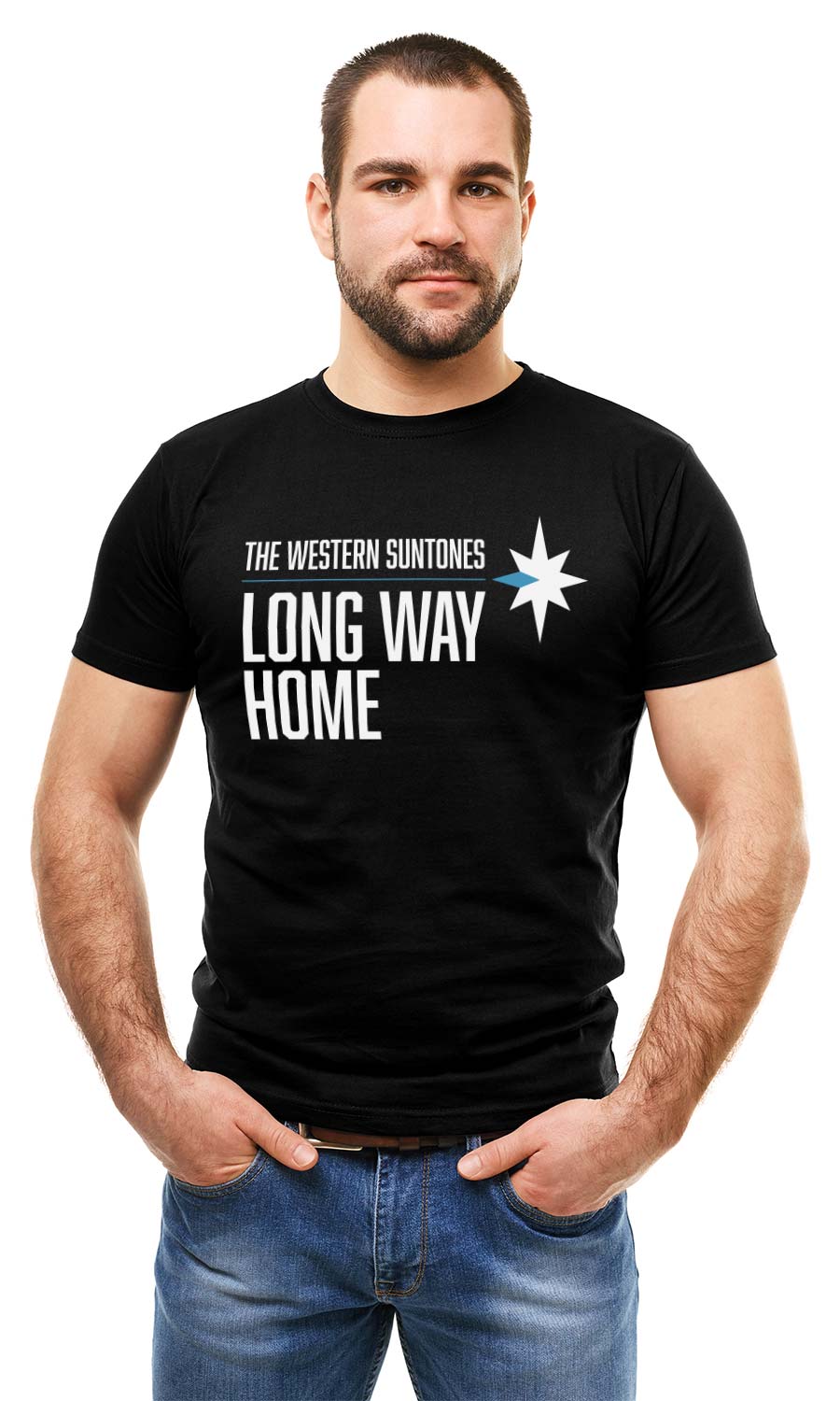 Men's T-shirt 'Long Way Home'